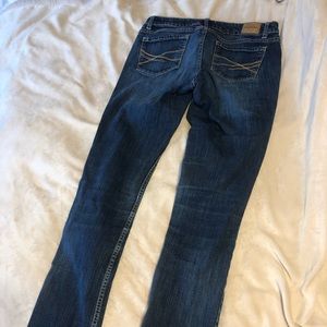 Aeropostale dark wash skinny jeans size 9/10 long